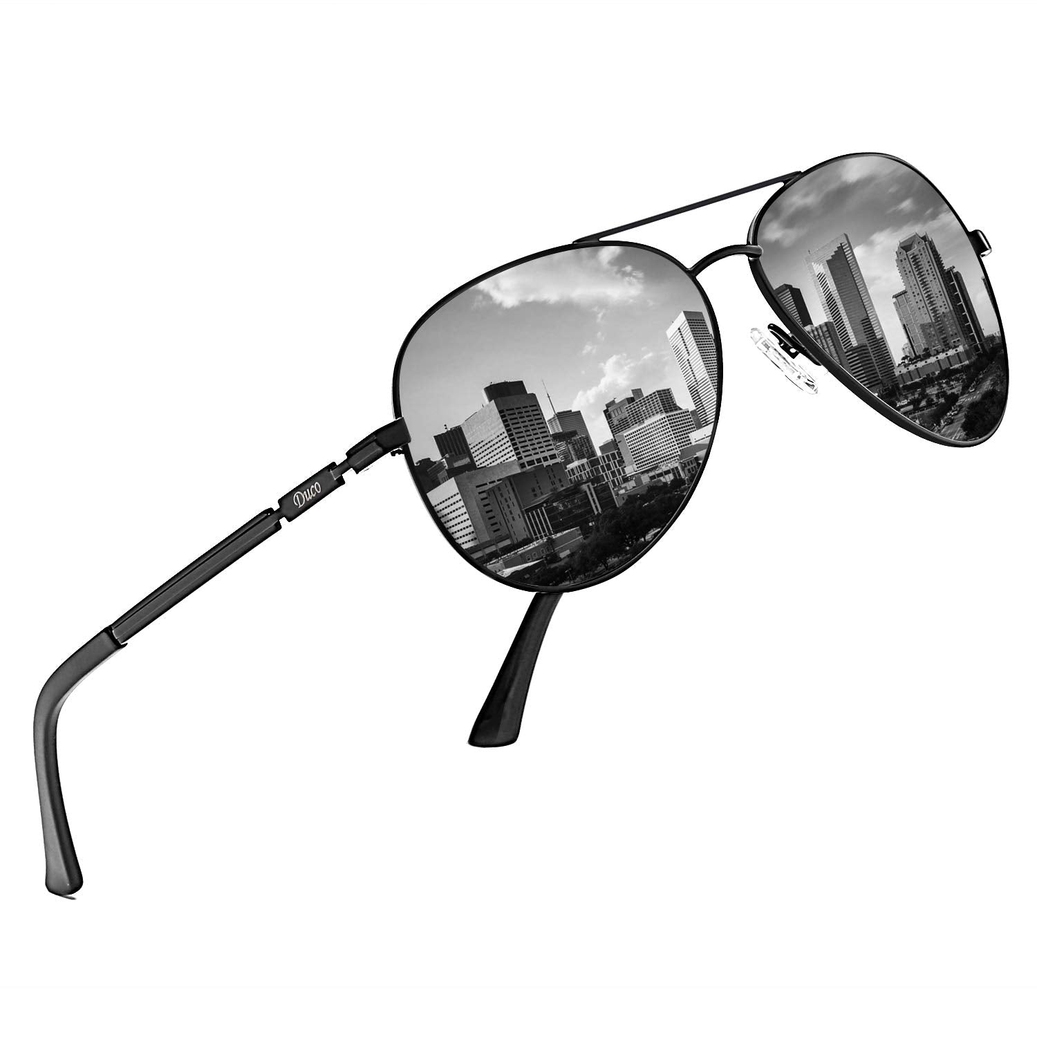 DUCO  Polarized Sunglasses for Men and Women 3025K
