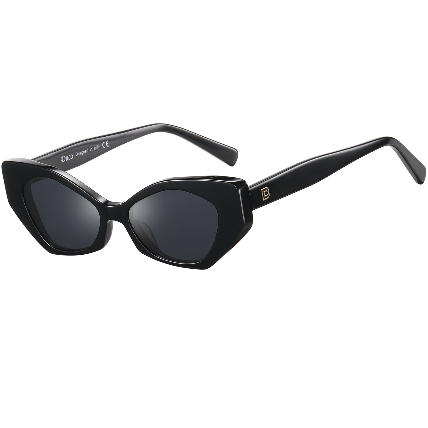DUCO Trendy Sunglasses for Women Men Retro Vintage Polarized Shades Acetate Frame Y2K Designer Style Sun Glasses DC1250