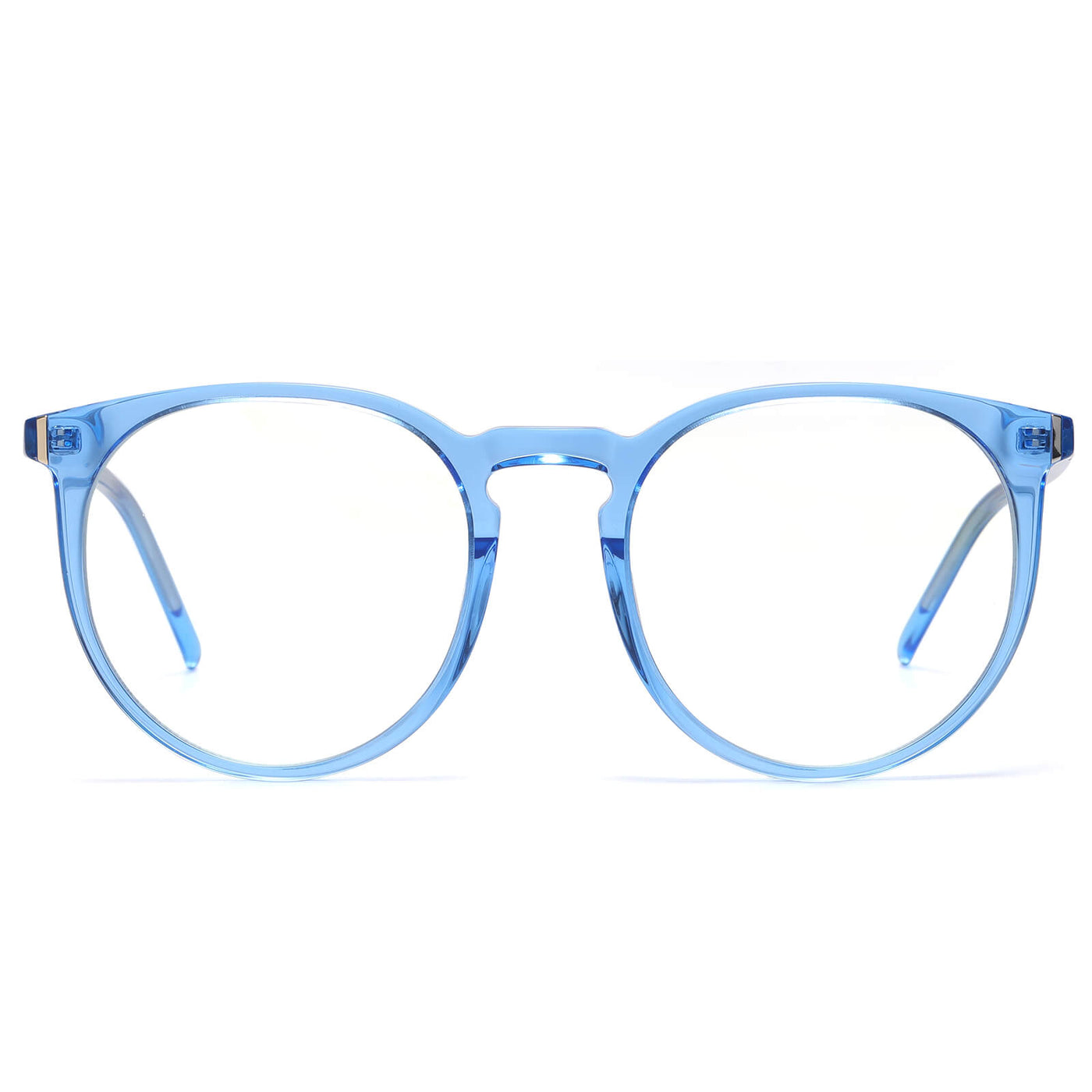 DUCO GLASSES-The right kind of shady Duco Blue Light Glasses for Men Women Round Fashion Retro Acetate Frame Anti Eye Strain Computer Eyeglasses DC8301 Duco 