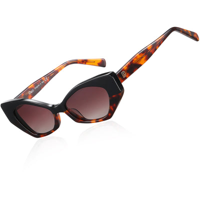 DUCO Trendy Sunglasses for Women Men Retro Vintage Polarized Shades Acetate Frame Y2K Designer Style Sun Glasses DC1250