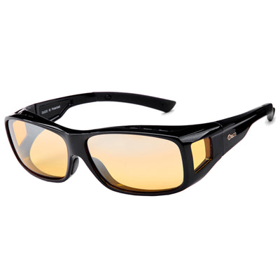 DUCO GLASSES-The right kind of shady Duco Night Vision Glasses for Driving at Dusk Rainy Day Anti Glare Fit Over Wrap Around Eyewear Glasses UV400 Polarized Duco Men
