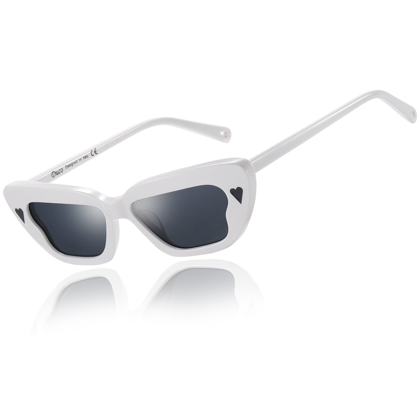 DUCO Classic Retro Butterfly Polarized Sunglasses for Women 