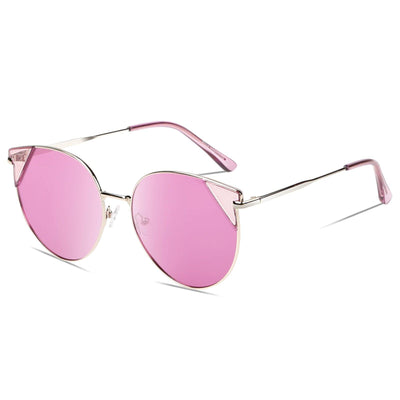 DUCO GLASSES-The right kind of shady Duco Vintage Classic designer sunglasses for women with Round Metal Frame & UV400 Duco Women