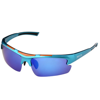 DUCO GLASSES-The right kind of shady DUCO Polarized Sports Sunglasses for Baseball Cycling TR90 Superlight Frame 6200 Duco Sunglasses