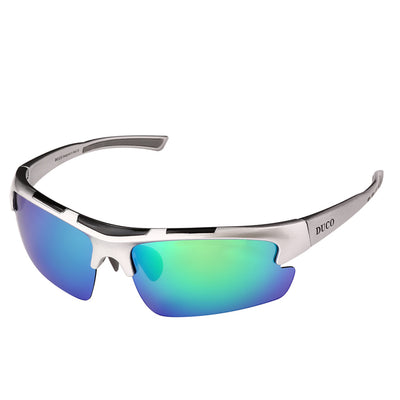 DUCO GLASSES-The right kind of shady DUCO Polarized Sports Sunglasses for Baseball Cycling TR90 Superlight Frame 6200 Duco Sunglasses