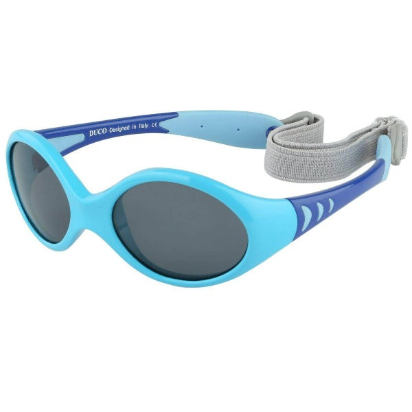 DUCO GLASSES-The right kind of shady Duco Baby Sunglasses for Baby & Toddler, Strap and Case Included, Ages 0-3 years K012 Duco Sunglasses