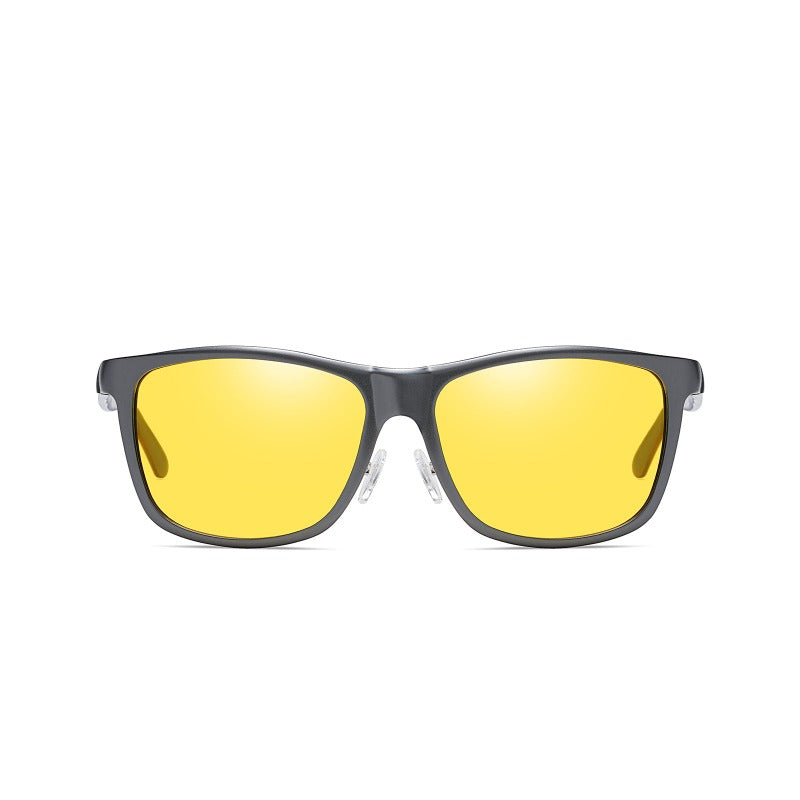 DUCO GLASSES-The right kind of shady Duco Polarized Night Vision Glasses for Men and Women Yellow Safety Driving Glasses with UV Protection and Anti Glare Coop - NV Duco Night Vision Glasses