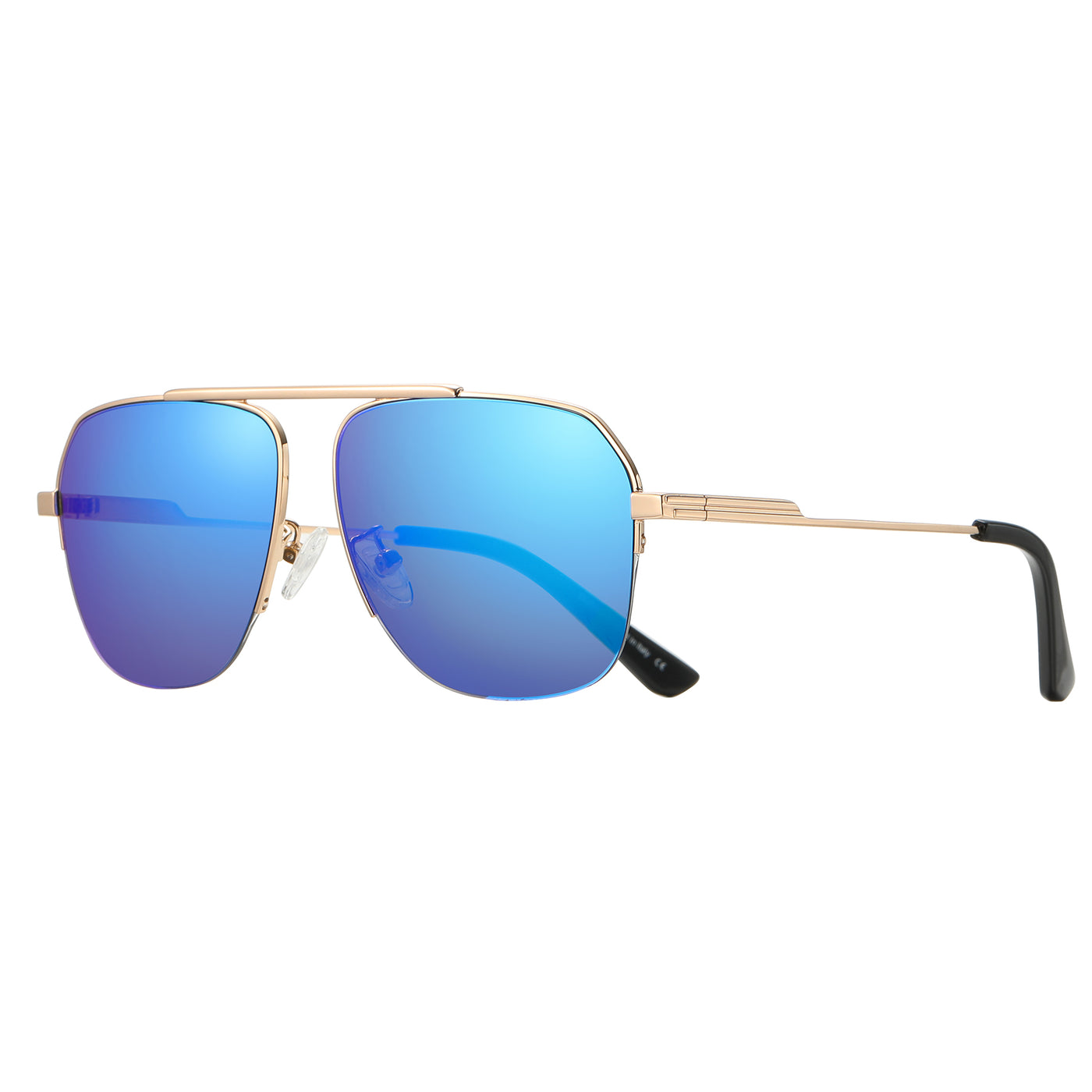 DUCO Retro Aviator Sunglasses for Mens Non-Polarized Sun Glasses for Driving DC3035