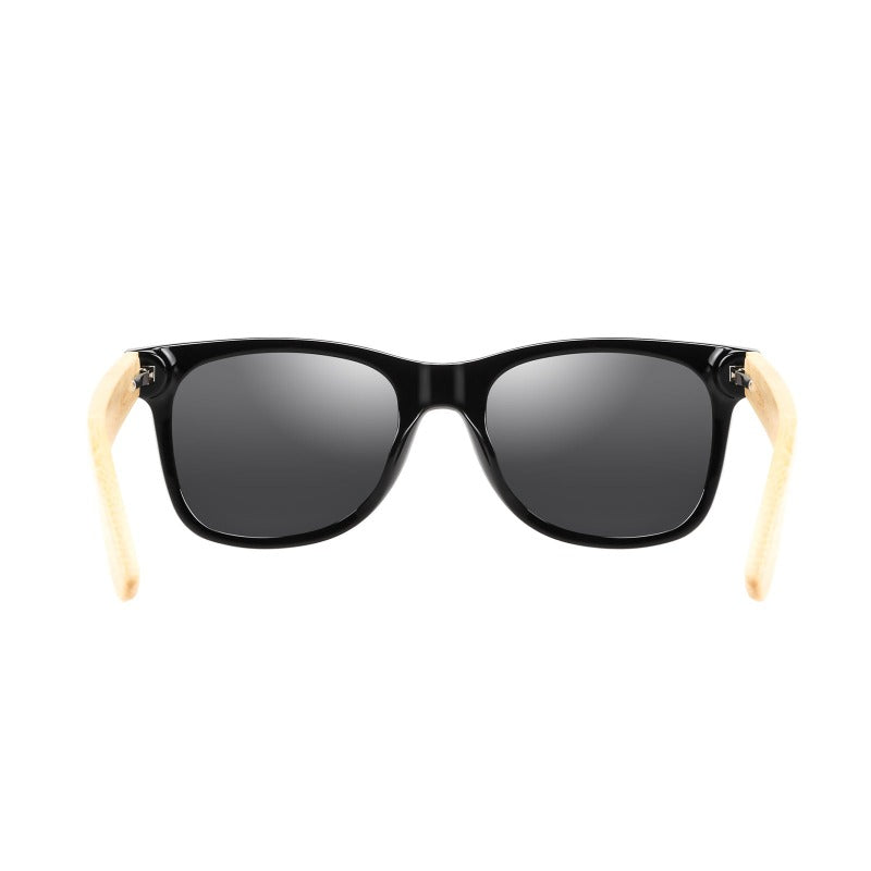 Occhiali Da Sole Polarizzati DUCO In Legno Di Noce Con Protezione UV400 | Montatura Ecologica, Lenti Antiriflesso, Unisex, Include Custodia E Accessori