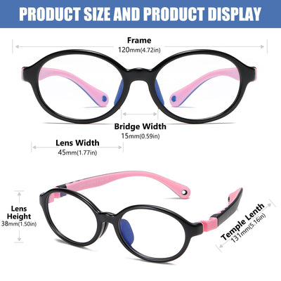 DUCO Blue Light Blocking Glasses Gaming Computer Glasses Eyeglasses Frames K026