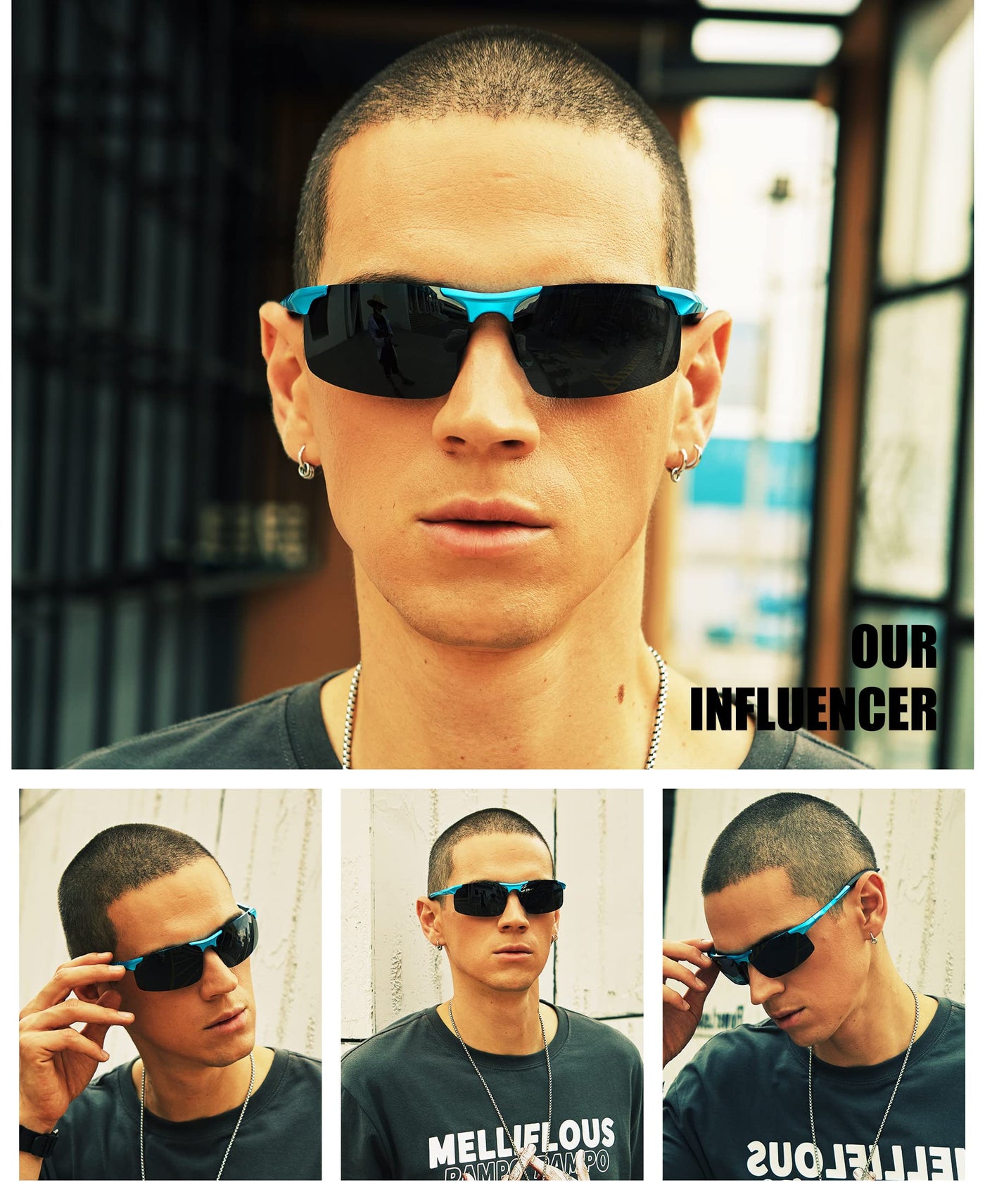 DUCO Men's Polarized Sunglasses for Fishing Driving 8177s