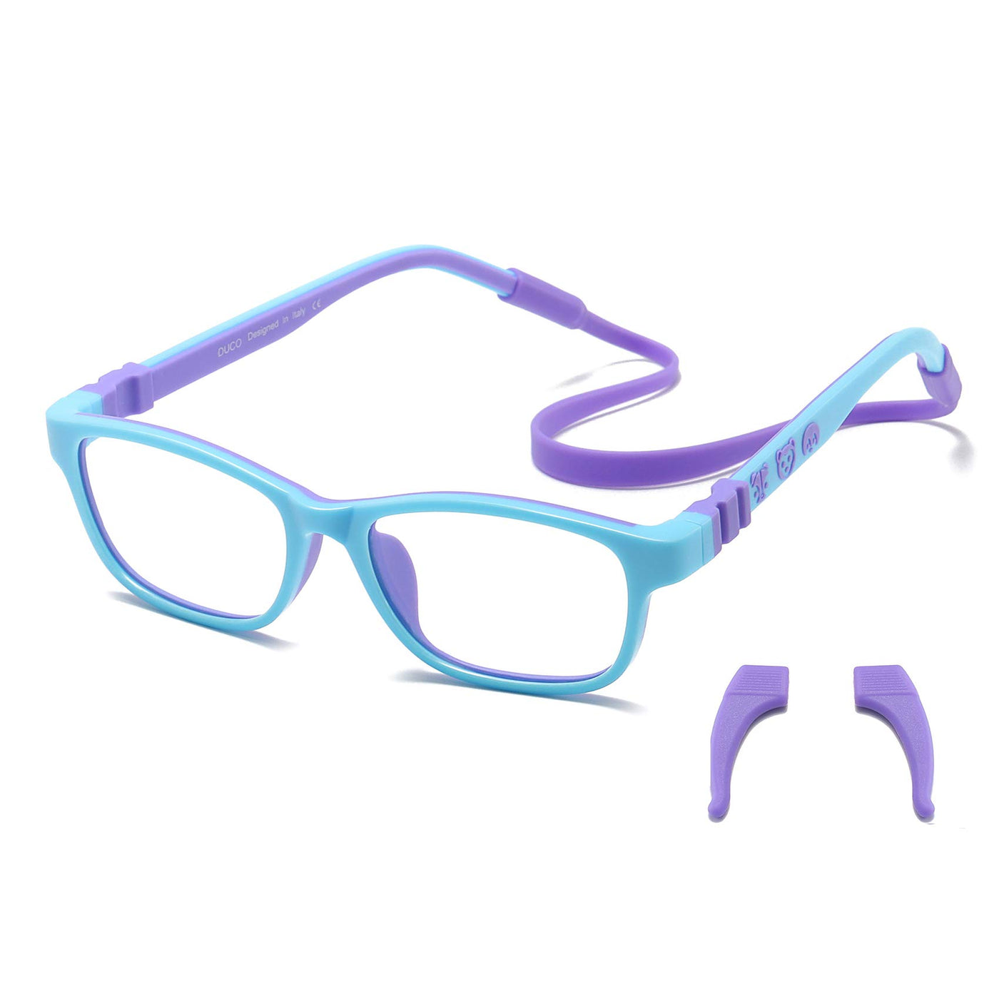DUCO Blue Light Glasses for Kids Anti-Glare Gaming Computer Glasses Eyeglasses K025