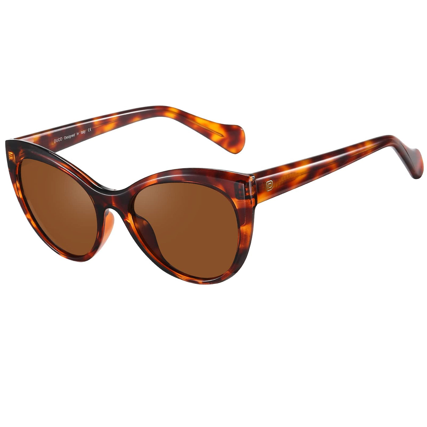DUCO Vintage Polarized Sunglasses Classic Oversized Frame Trendy Designer Shades 2350
