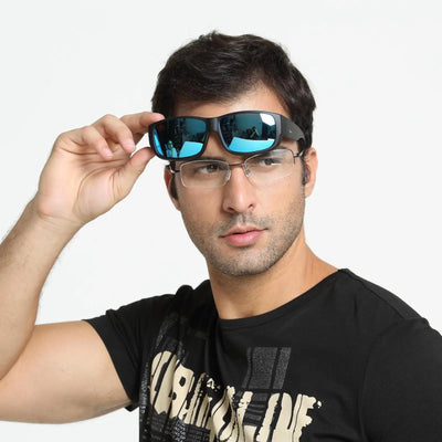 DUCO GLASSES-The right kind of shady Duco Unisex Wear Over Prescription Glasses Rx Glasses Polarized Sunglasses 8956 New DUCO Men