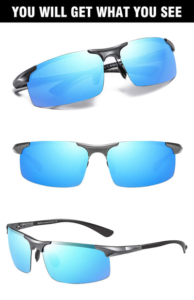 DUCO Men's Sports Polarized Driving Sunglasses for Men DC8277