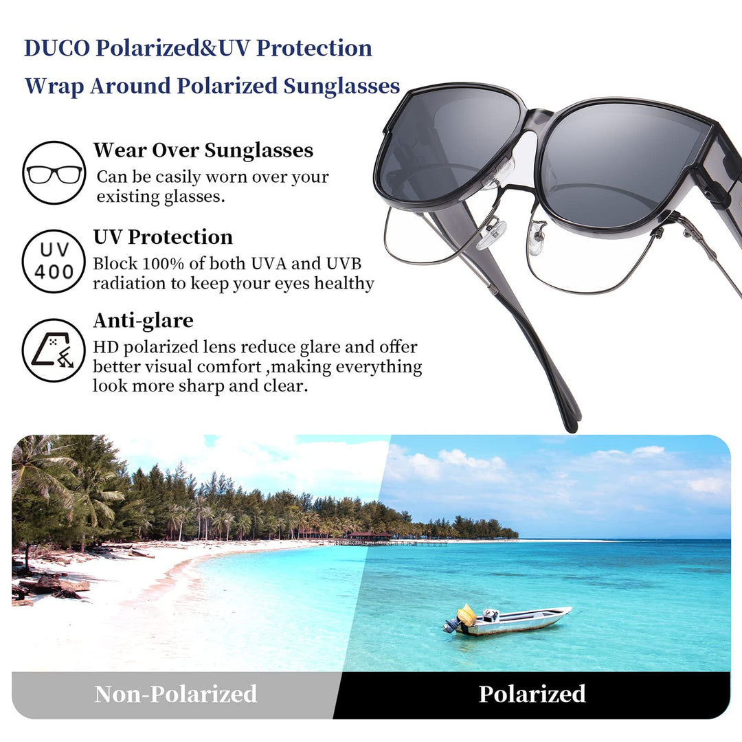 Uv400 Protection Polarised Wrap Sunglasses OFWIN Polarized Sports - Main Image