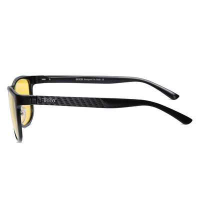 DUCO GLASSES-The right kind of shady Duco Polarized Night Vision Glasses for Men and Women Yellow Safety Driving Glasses with UV Protection and Anti Glare Coop - NV Duco Night Vision Glasses